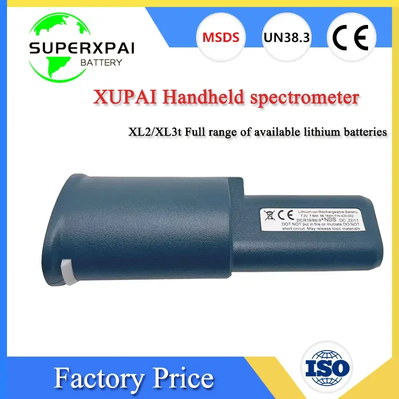 for Niton hand-held spectrometer Niton XL2 XL3T Lithium battery 7.4 v7.8 AH