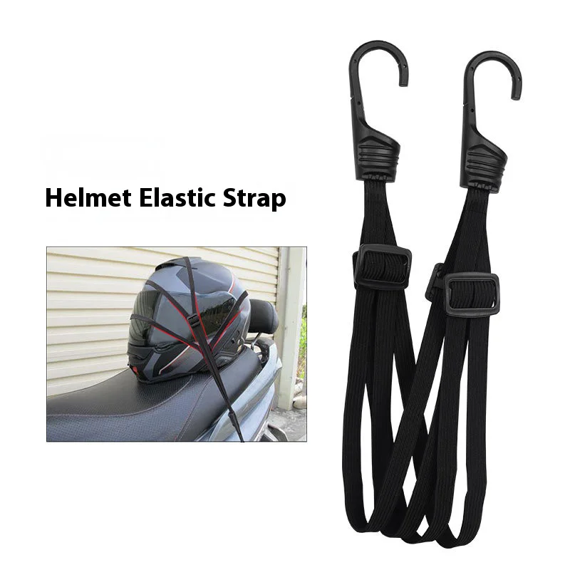 

1pcs Motorcycle Luggage Rack for Trunk Buckle Helmet Bag Hanger Strong Rope Strap Black -country Riding Trail Car Accessories