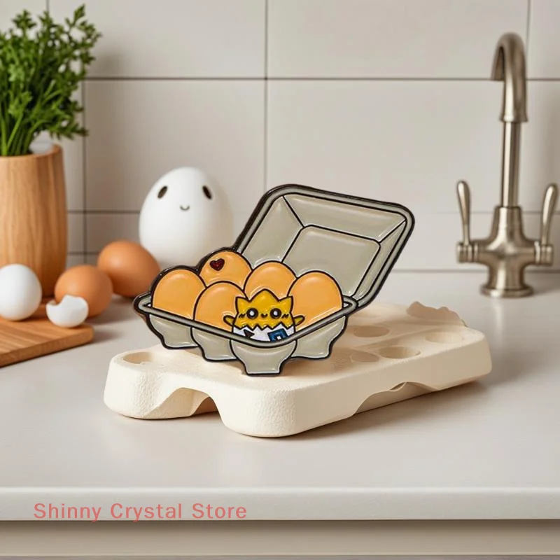 1PC 에나멜 브로치 옷깃 핀 어린이를위한 귀여운 컴팩트 배지 배낭 의상 액세서리 트렌드 선물