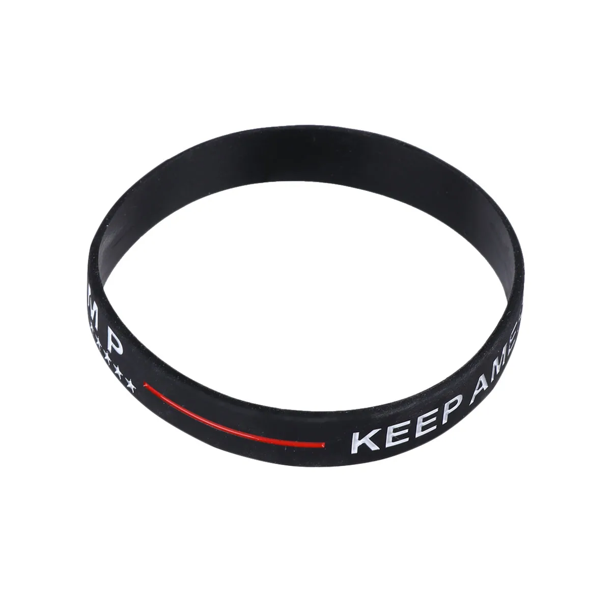 

3 PCS Bracelet Black Accessories Them Cuff Wrist Straps Wristbands Party Silicone