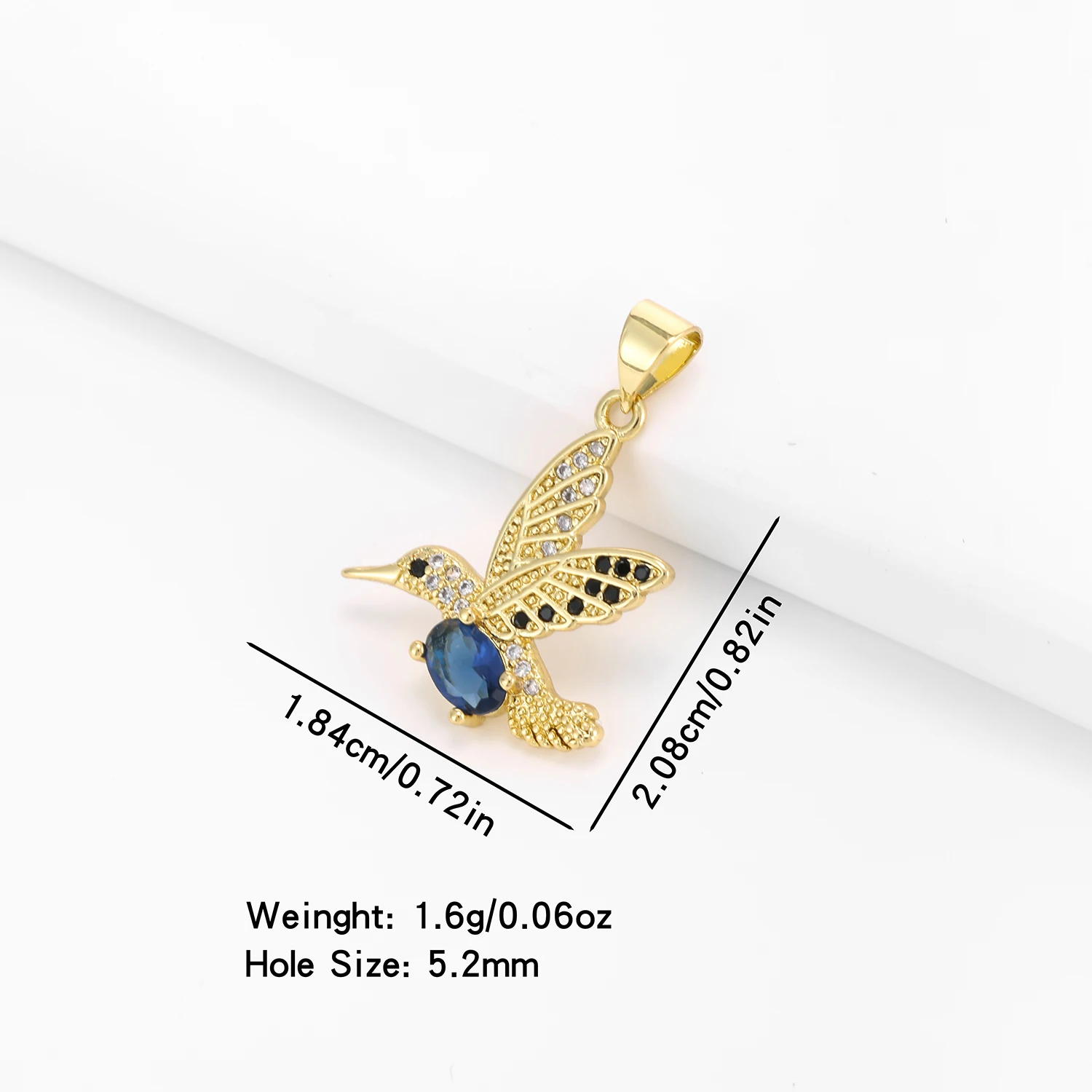 Exquisite Fully Crystal Birds Pendant Red/White/Pink/Dark Blue Zircon Jewelry Nacklace Accessories Dinner Party Women Gift Girls
