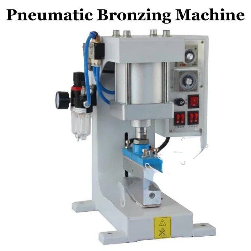 220V Pneumatic Bronzing Machine Barge Under Bit Machine Heating Lace Processing Automatic Gilding Principle