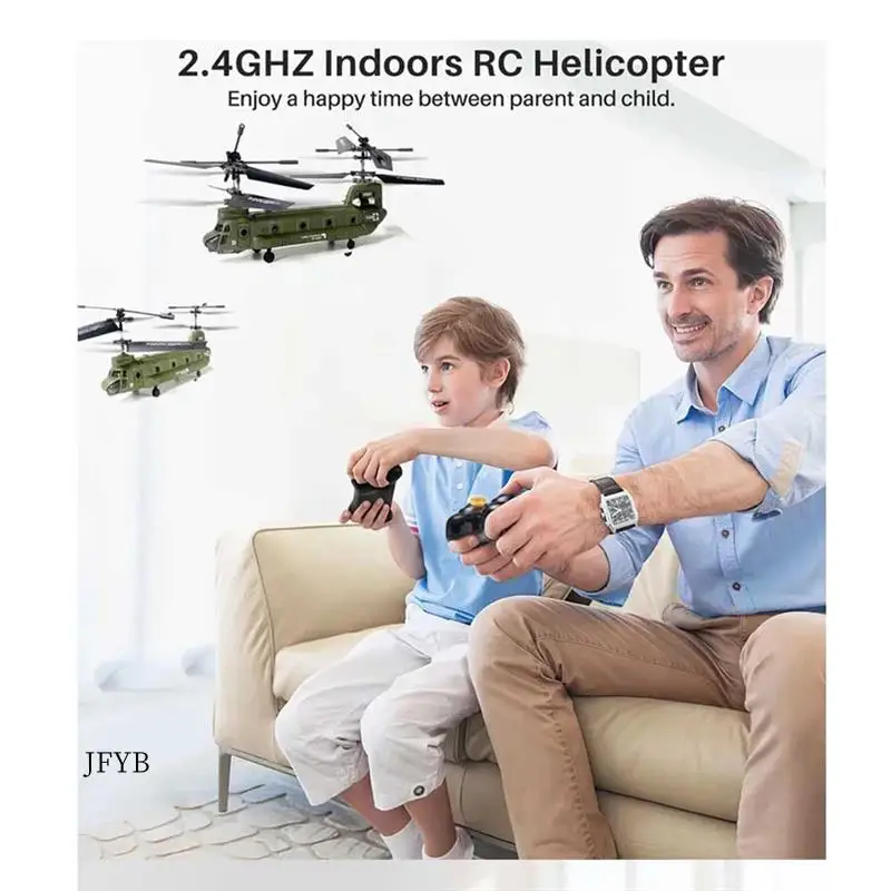 

JY-RC Helicopter S026H Double Propeller Fixed-Height Transport Aircraft Rc Airplane Remote Control Toys Gift For Kids