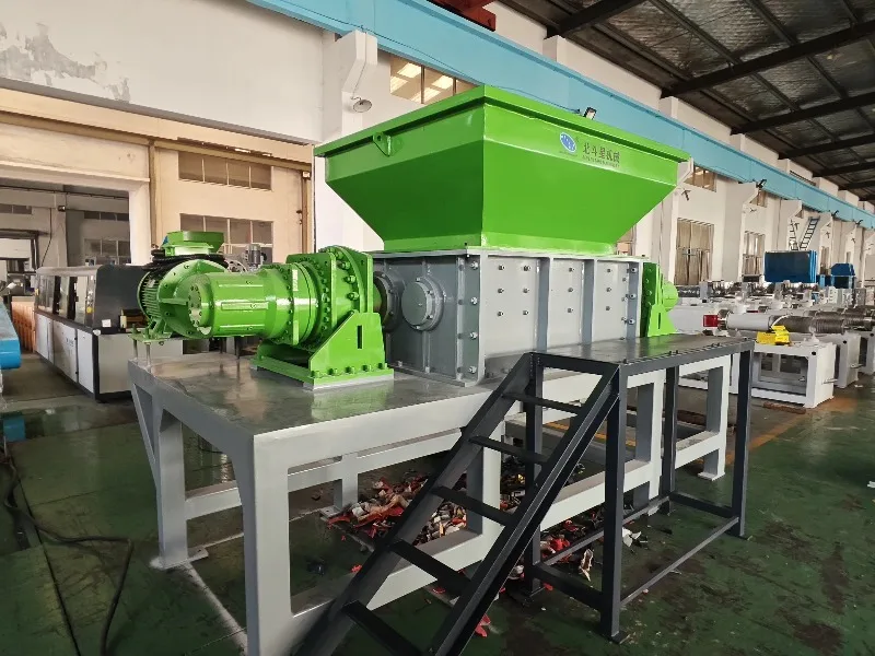 Customized Sevenstars Waste Plastic PP Pallet Buckets Double Shaft Shredder Recycling Machine
