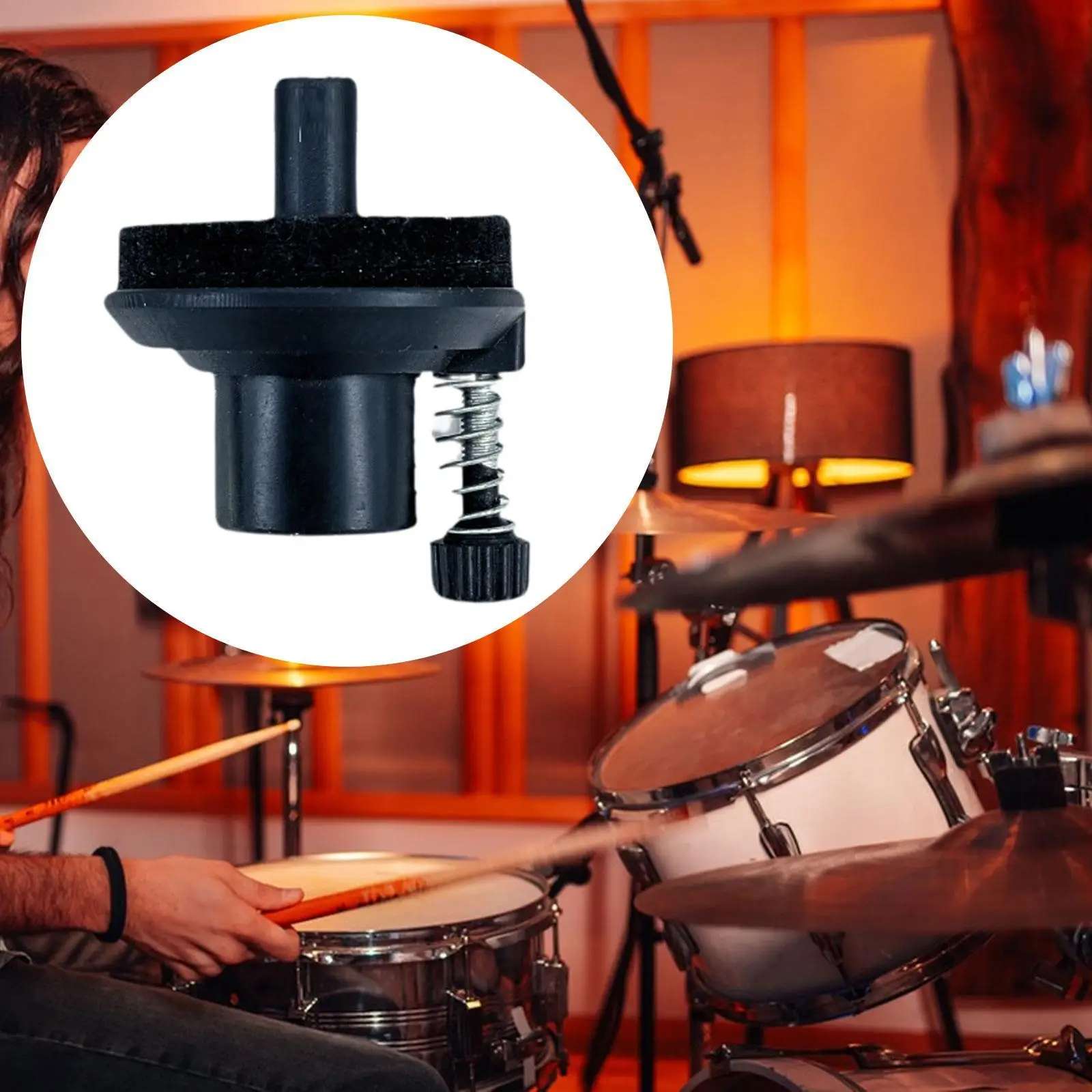 Supporto per supporto per piatti Supporto per parti di riparazione professionali Supporto per piatti Hi Hat con cuscinetto per frizione Hi Hat in feltro per parti di batteria jazz