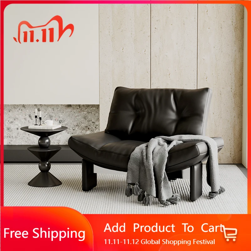 

Кожаные дизайнерские стулья для гостиной, садовый офисный диван, стулья для гостиной, скандинавская удобная мебель Poltrona в стиле постмодерн