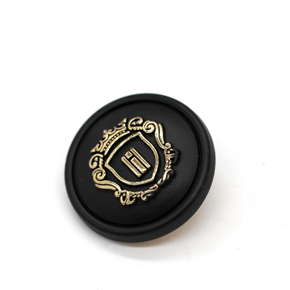 EQUBO 18/23mm Round Crown Gold Metal Buttons for Clothing Fashion Men Coat Suit Pants Jeans Sewing Accossories