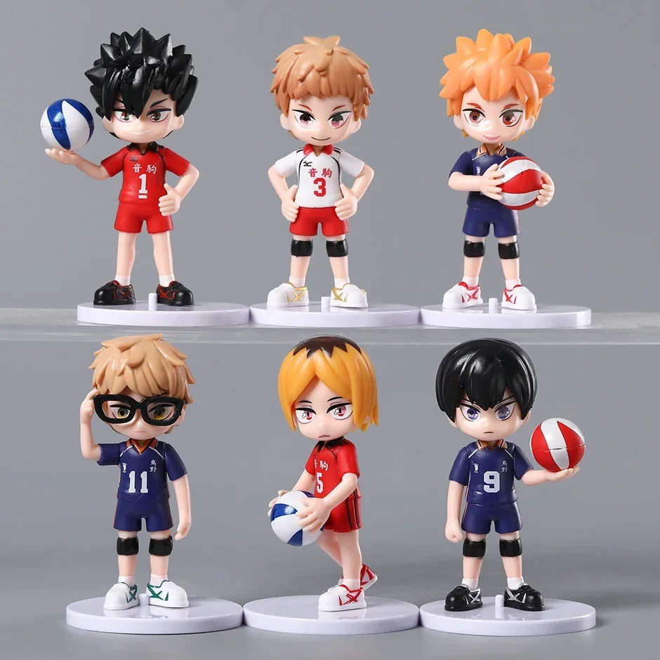 Фигурки героев аниме «Хината шойо тобио», 6 шт./комплект