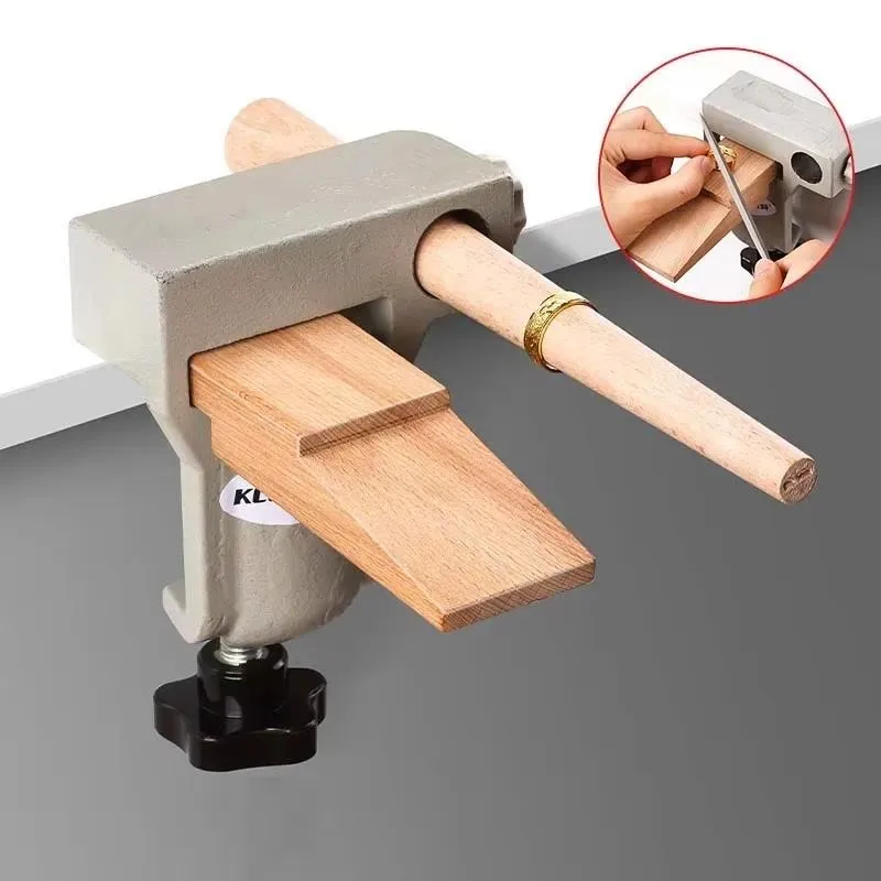 Powerful Multi-functional Gold Jewelry Workbench Tool Wood Material for Polishing Correction Setting Finishing Rings