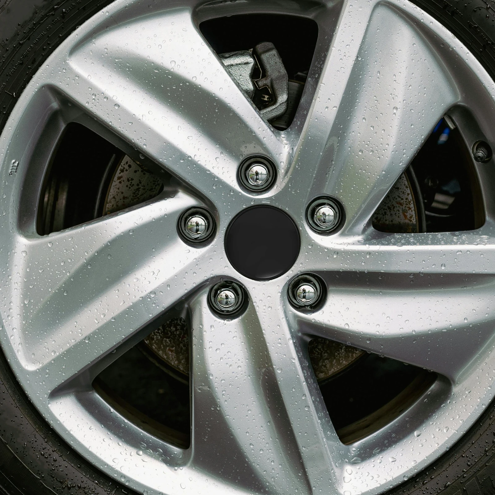 

4pcs Car Wheel Center Caps Cap 68mm Outer 63mm Inner Diameter ABS Protective Center Wheel Covers Modified Caps For Cars