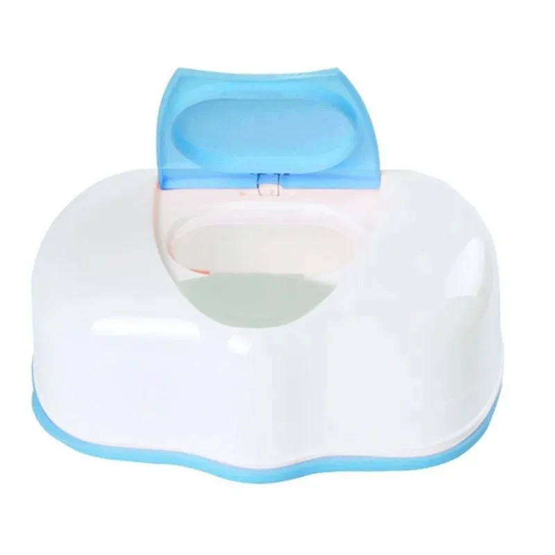 Home Portable Baby Dry Wet Wipes Box Sealed Moist Keeping Wet Wipes Storage Box Dispenser Reusable Kitchen Storage Tissue Box
