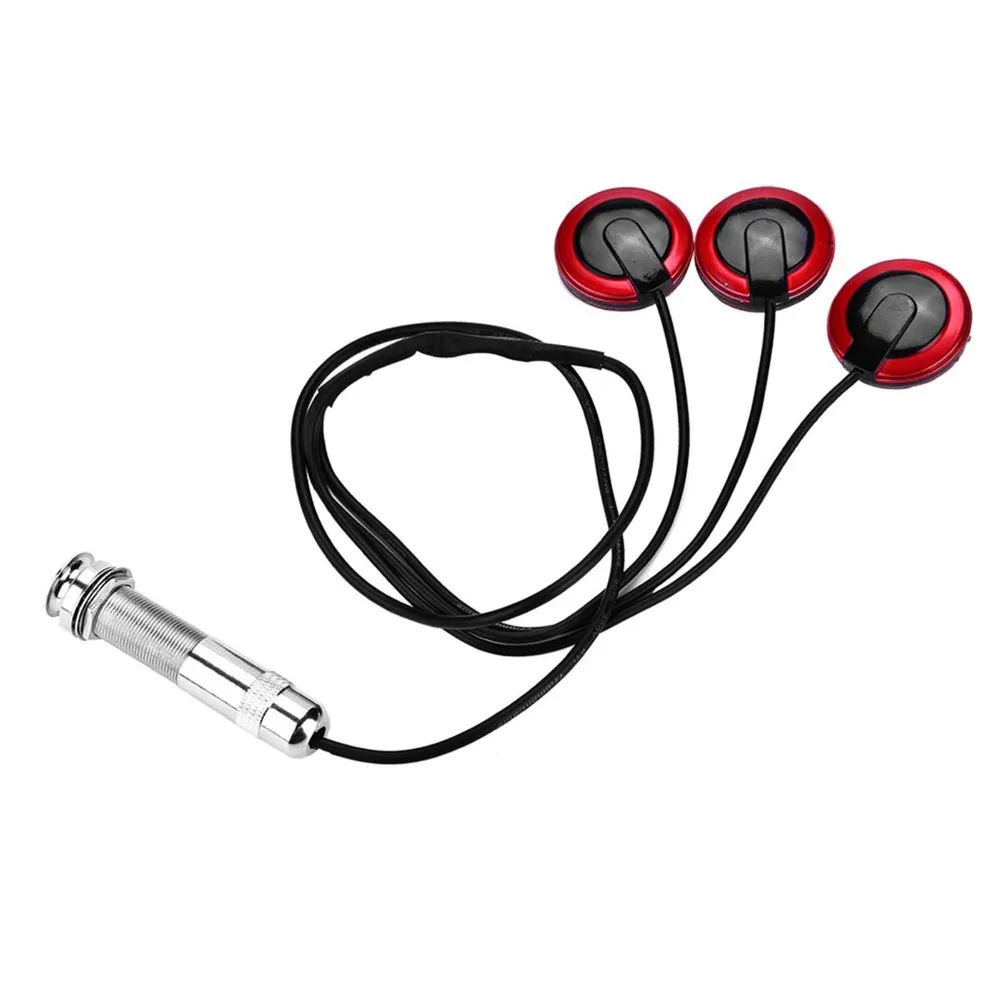Self-Adhesive ​Piezo Transducer Pickup​ ​With Endpin Jack​ ​Piezo Microphone ​Endpin Jack Pickup​ ​Piezo Sensor​ Contact Pickup