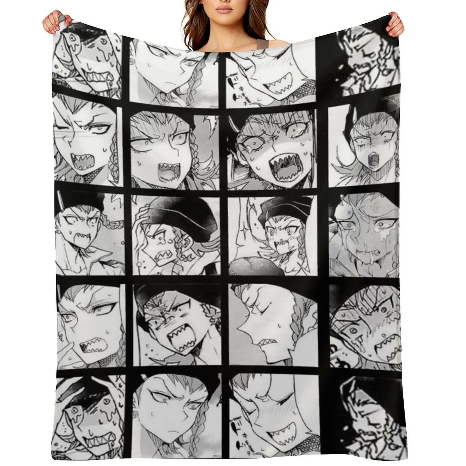 

Kazuichi Manga Collection Throw Blanket Designers Thin Heavy funny gift Blankets