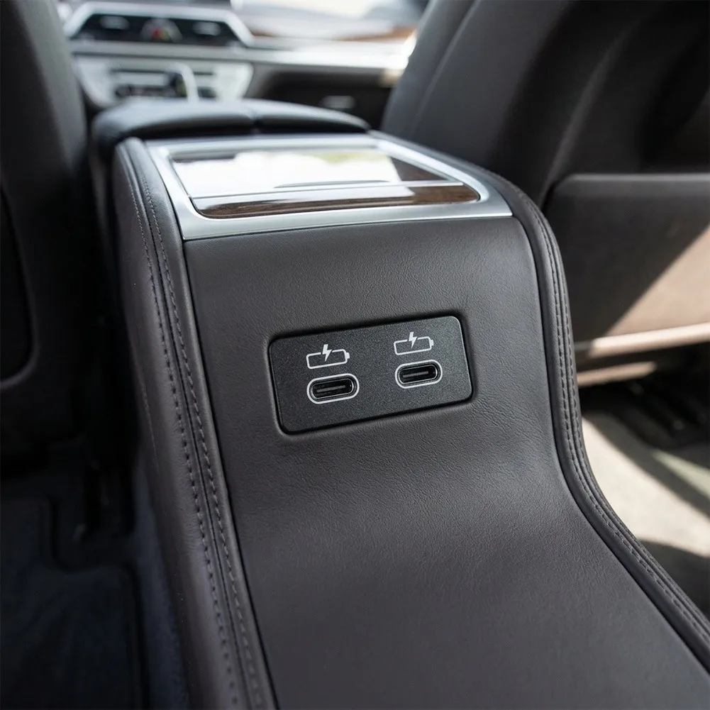 For In Vehicle Device Charging As Shown In The Figure Rear USB Charger Automotive Charging Solution Seamless Integration Design