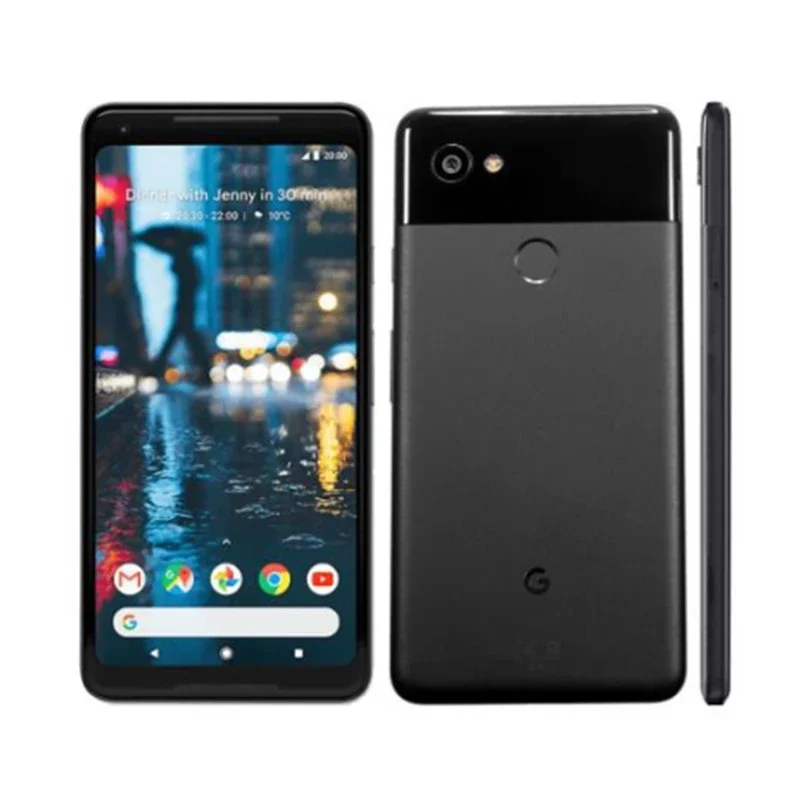 Разблокированный оригинальный мобильный телефон Google Pixel 2XL 4G 2XL 4 ГБ + 64 ГБ/128 ГБ ПЗУ 6,0 дюйма NFC с отпечатками пальцев 12,2 МП + 8 МП Android-смартфон