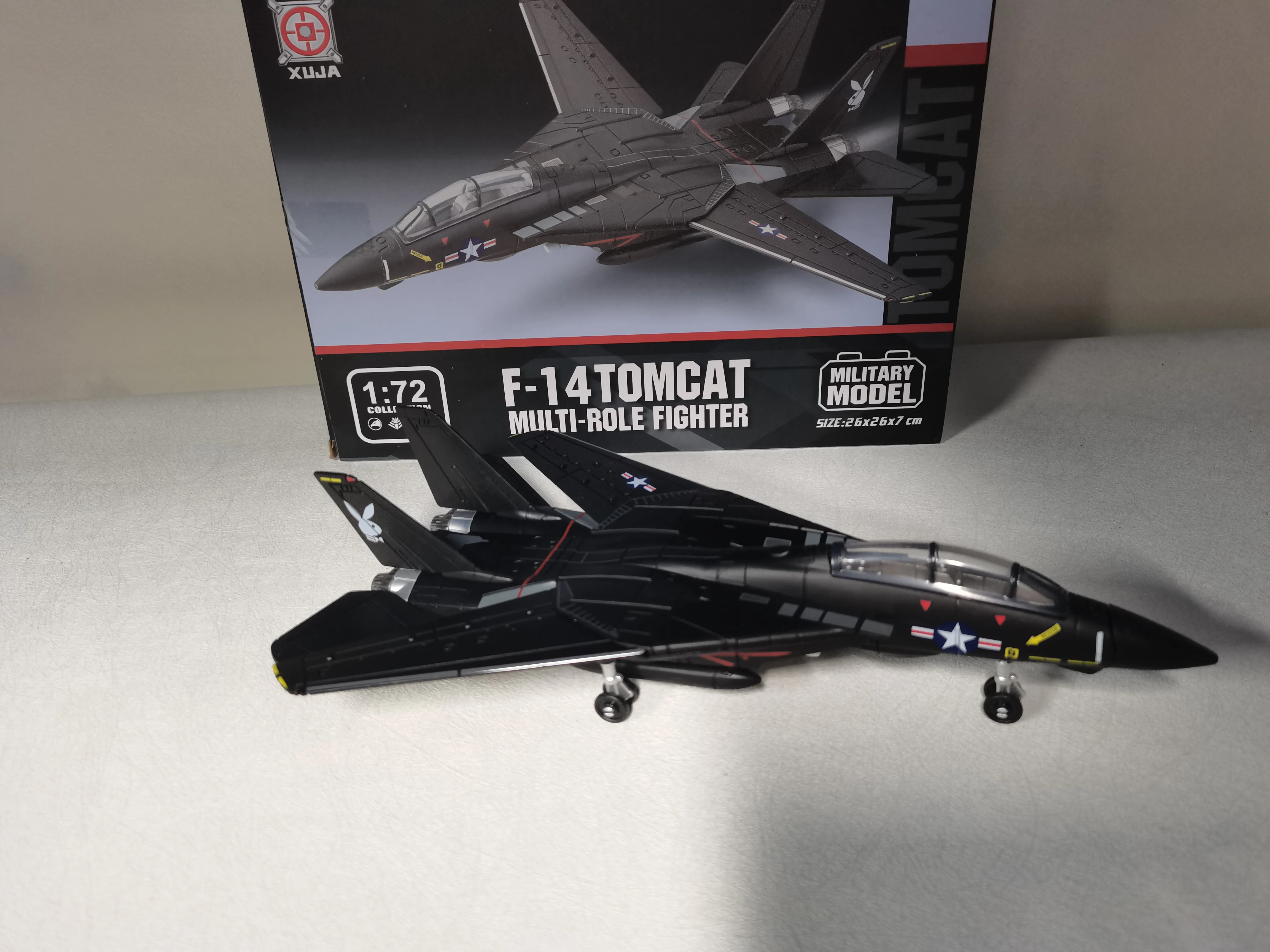 1/72 F-14 Tomcat طائرة مقاتلة نموذج ABS التجمع نموذج طائرة محاكاة طائرات بناء عدة هواية النمذجة