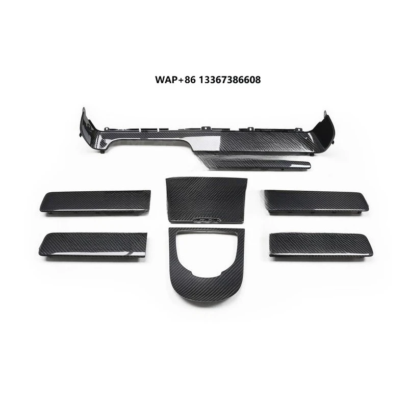 Dry Carbon Fiber Interior Kit Trim Forged Carbon Car Interior Trim 2019-2023