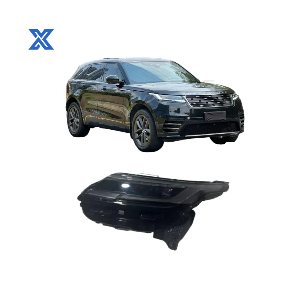 

For Original Style LED Headlamp for Range Rover Velar L560 2023 2024 2025 - 2-Eye Matrix High Beam