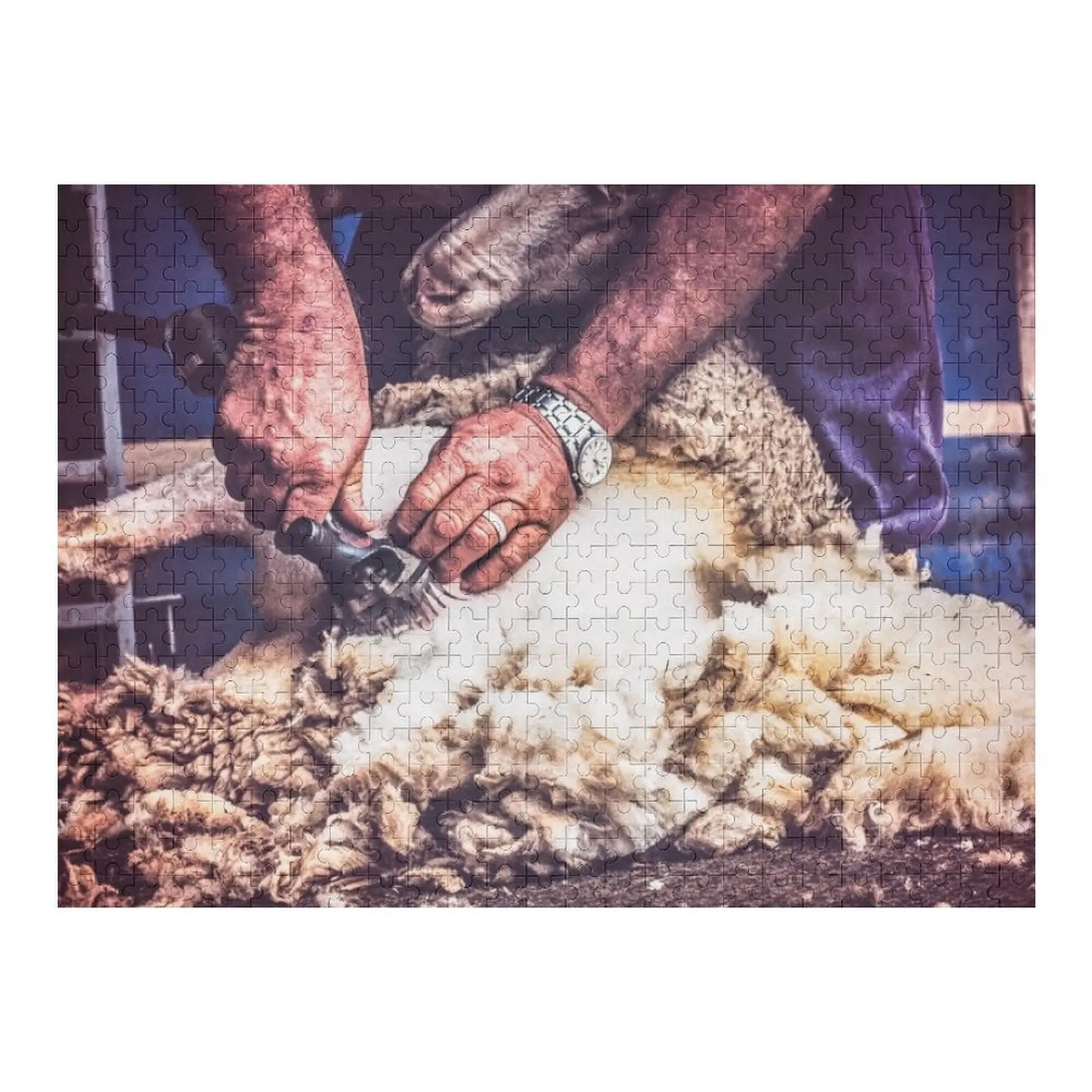 

Festival Shearing Jigsaw Puzzle Wooden Compositions For Children Personalized Photo Gift Wood Adults Puzzle