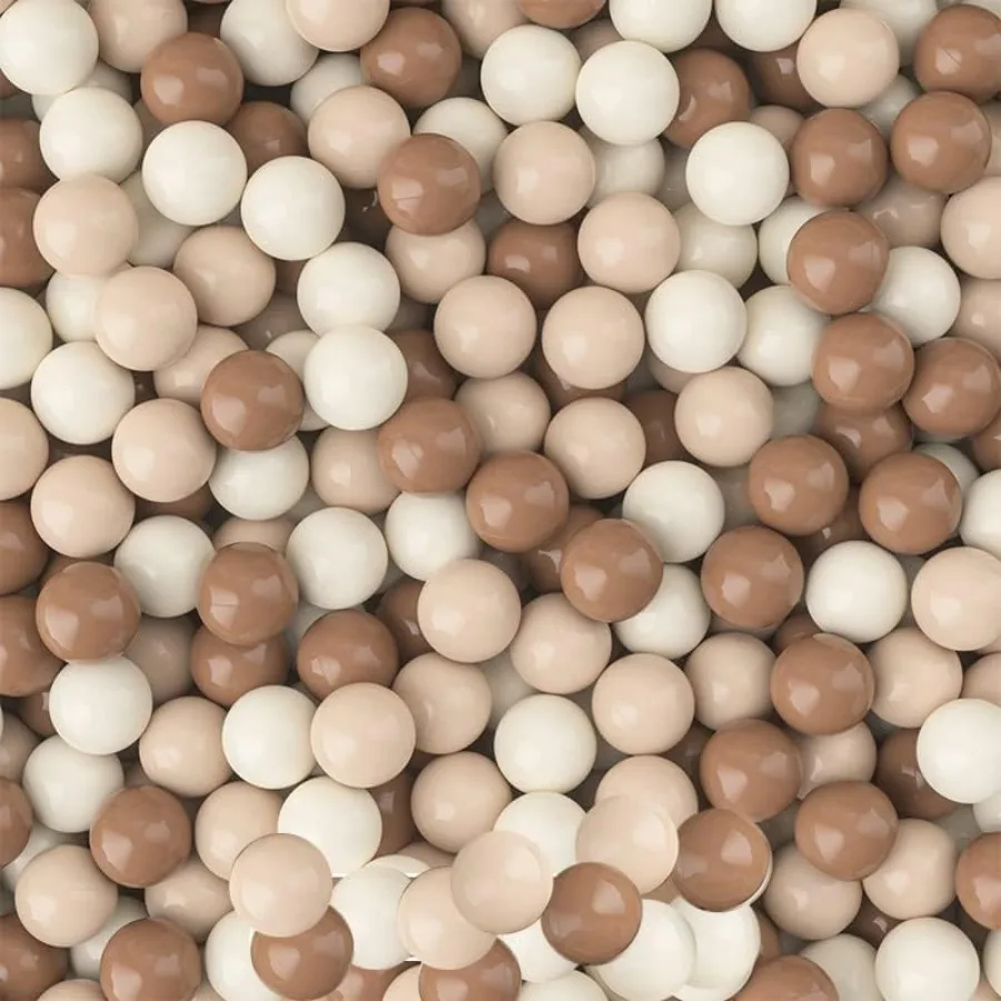 Palline per palline per bambini Palline giocattolo in plastica a prova di schiacciamento gratuite per giocattoli d'acqua per piscina con palline Macaron Ocean Balls 100 pezzi
