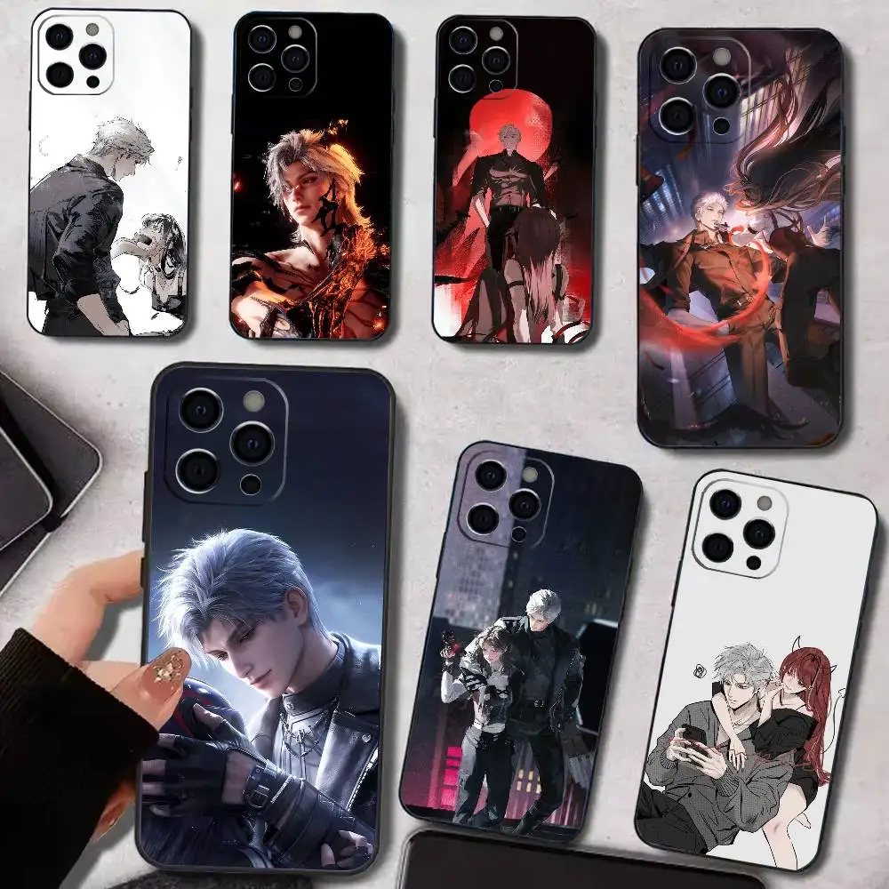 

S-Sylus Love D-Deep Space Phone Case Silicone Soft For IPhone 17 16 15 14 13 12 11 X XR Plus Pro Max Plus