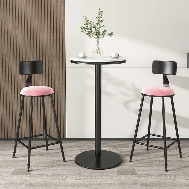 Nordic Light Luxury Bar Chair Designer Modern Creative Comfortable Bar Stools High Quality Adult Banqueta Trendy Furniture