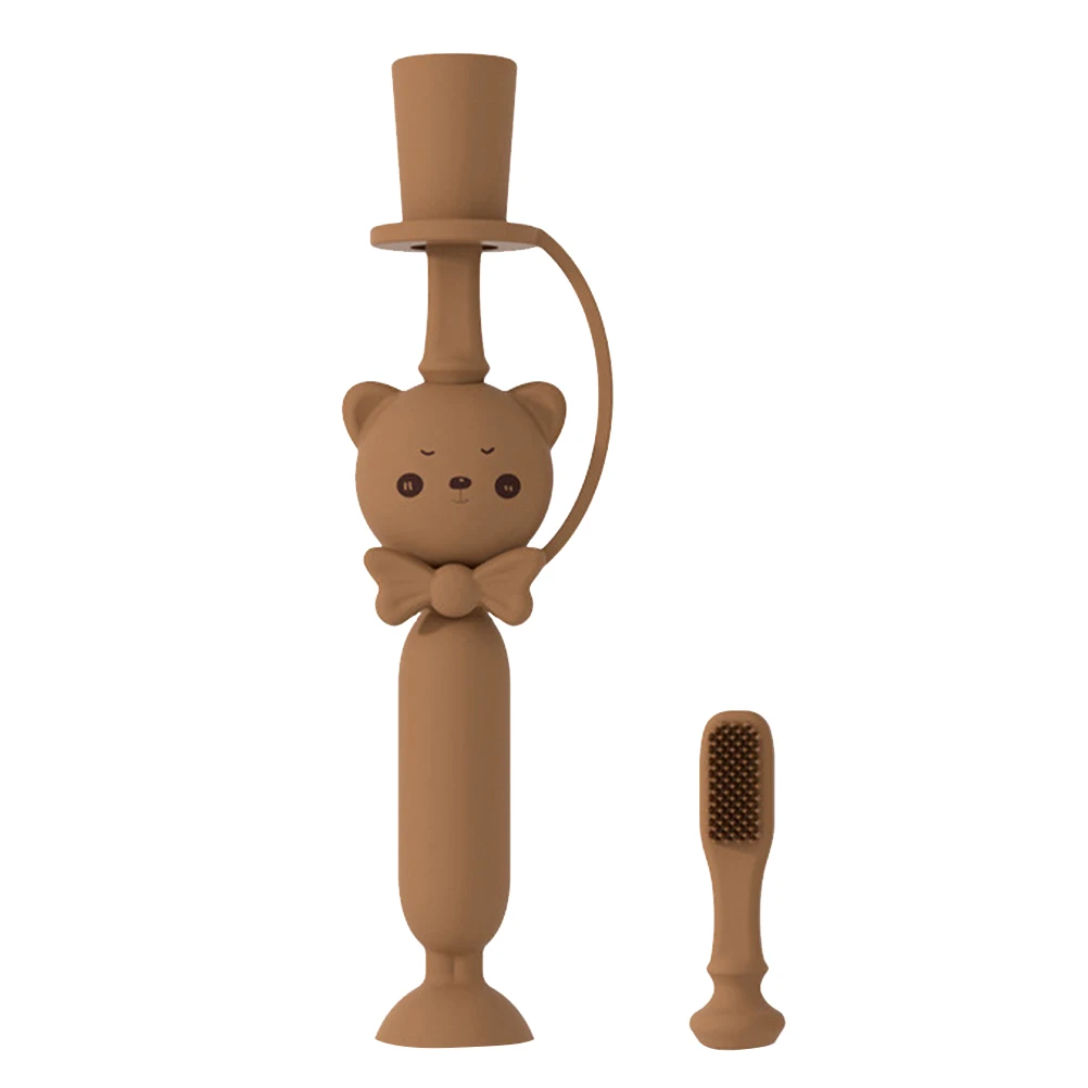 

1pc Baby Silicone Soft Bristles Infant Oral Care Baby Toothbrush Training Toothbrushes Newborn Safe Chewing Durable