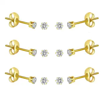 8 最佳銷售 2毫米耳環 - №5