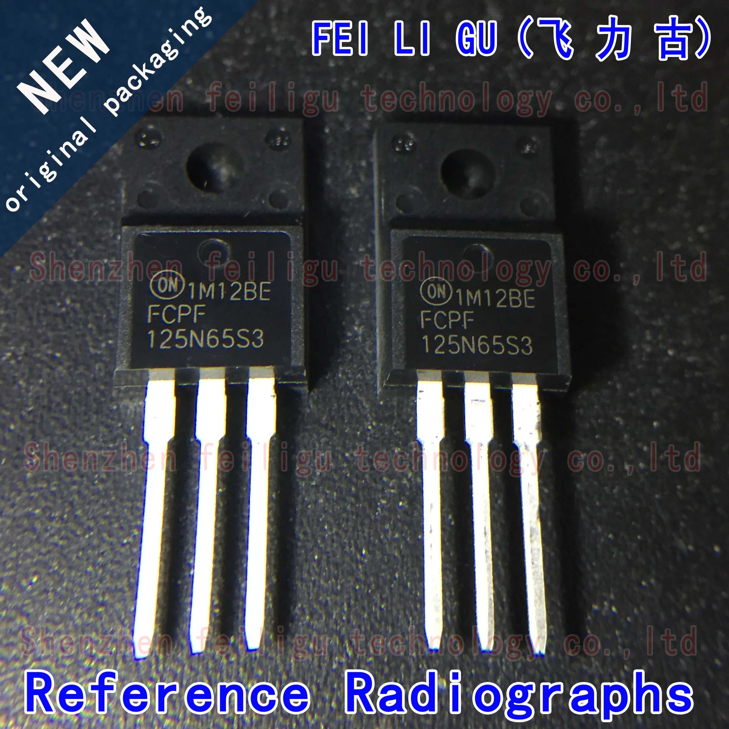 1~30PCS 100% New original FCPF125N65S3 125N65S3 package:TO-220F in-line 650V 24A N-channel MOSFET chip