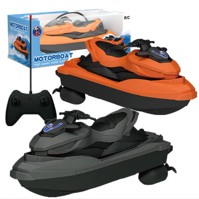 New Four-way Remote Control Motorcycle Speedboat Electric Racing Remote Control Boat 2.4G Children's Toy Boat ForeignTrade Gift