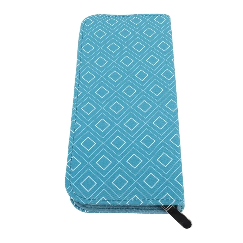 

Чехол для вязальных спиц, портативная сумка-органайзер для хранения, ромбовидный узор, для вязальных спиц для свитера длиной 20 см