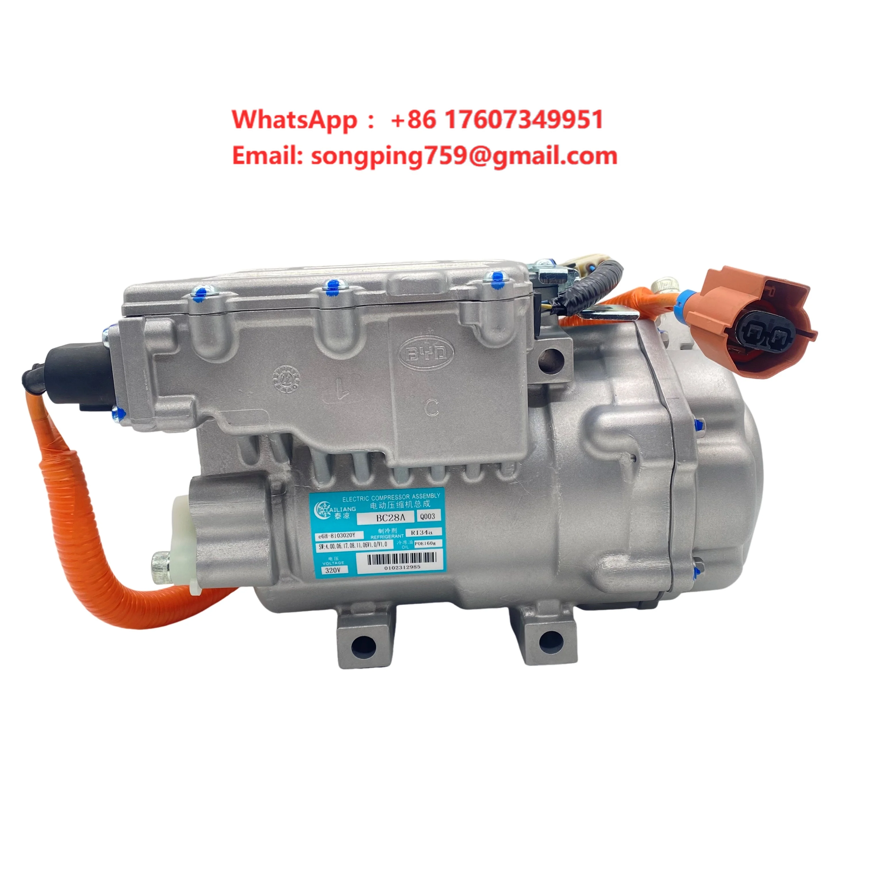 GZDS Electic Ac Compressor BC28A E6H-8103020Y 320V for Byd E6 E5 Elctric ectric ac compressor car air electric compressor