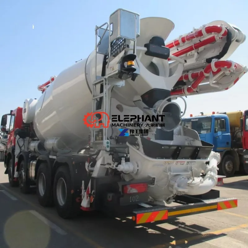 30m Professional Customized Truck Mixer Concrete Pumps with Mixing Function Heavy‑Duty Machinery for Construction Engineering