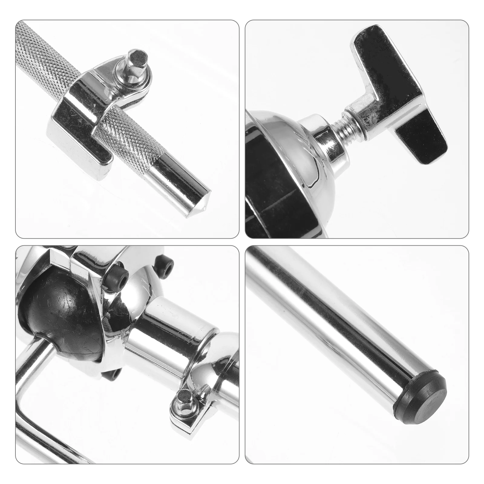 

Single-arm Tom Drum Stand Bracket Zinc Alloy Durable Drum Kit Parts Accessories Percussion Mount Display Hardware