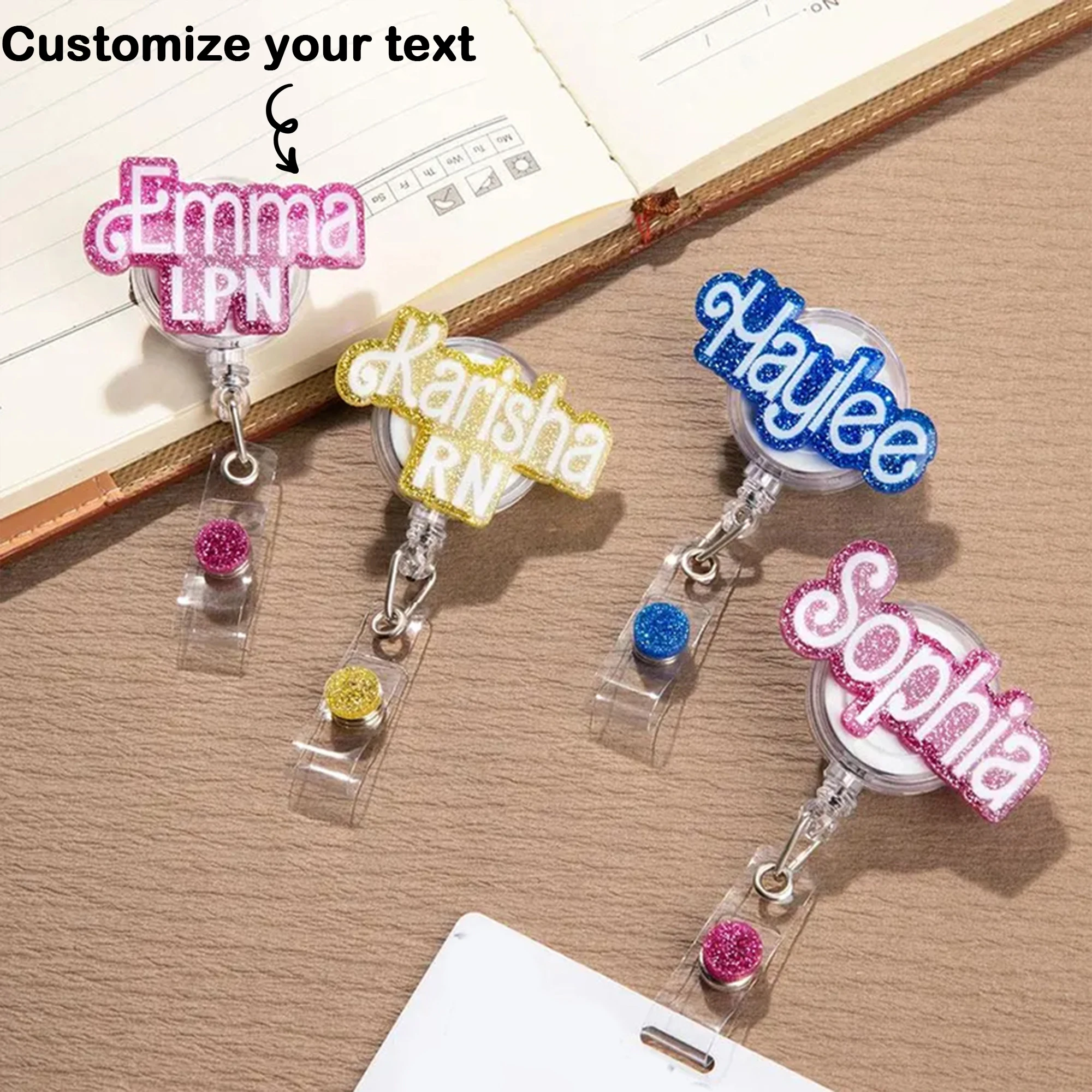 Personalized Retractable Nurse Badge Reel | Nurse Name Badge | Name Badge | Educators | Nurse | Doctor | Teacher | Dentist | Midwife