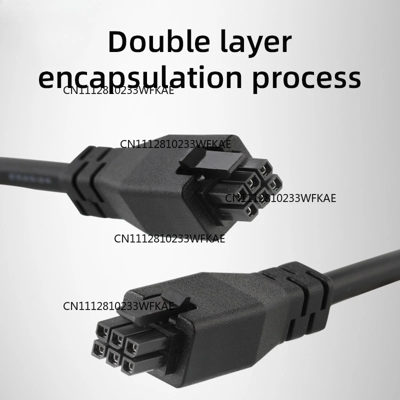 For Mellow Premium 6-pin Extension Cable For Bambu Lab AMS X1 X1C P1P P1S 3D Printers AMS 0.5/1/1.5/2 Meters With Megnetic Ring