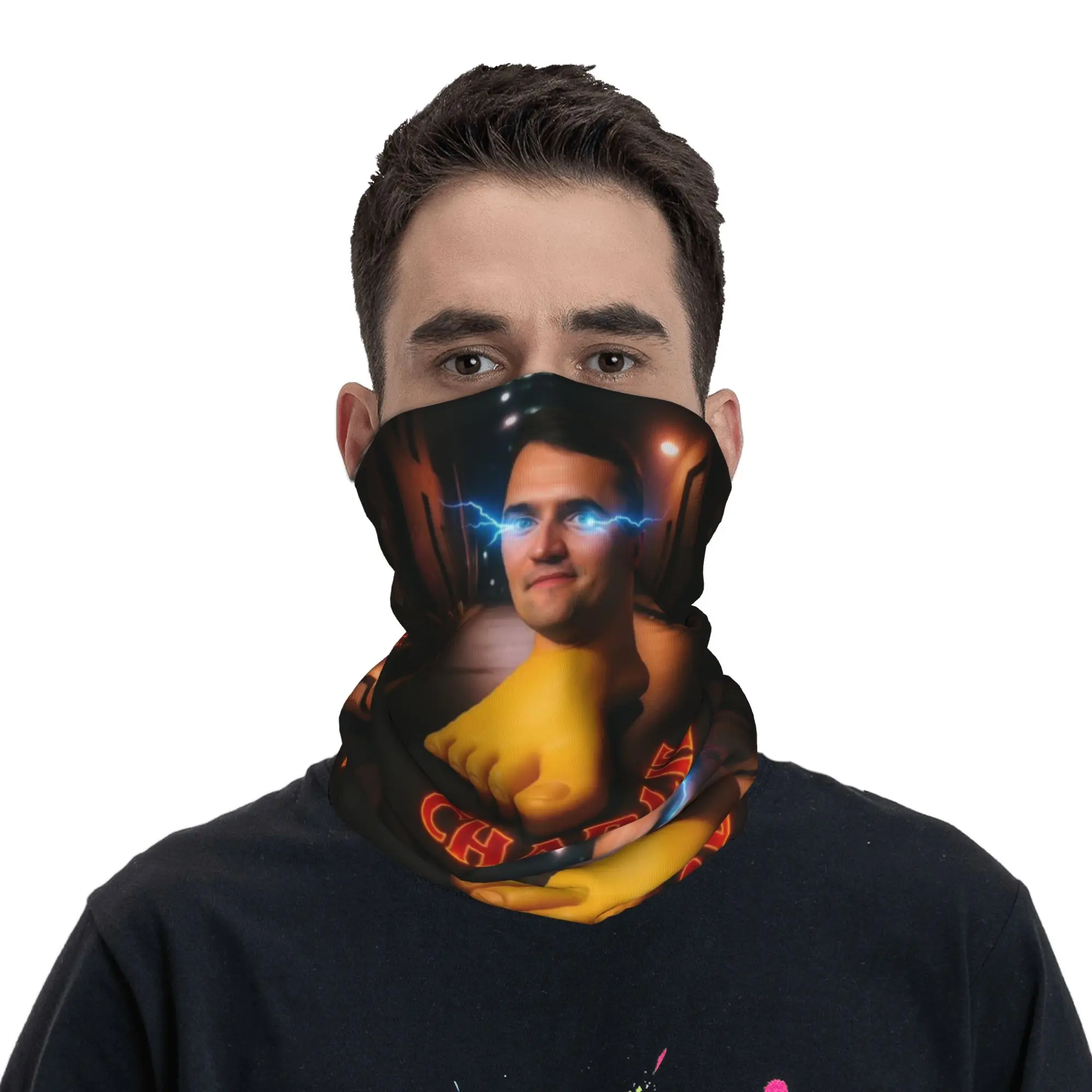 C-Charlie K-Kirk Bufanda Envolvente, Accesorios, Bragas de Cuello, Bandana, Gorro Deportivo de Verano para Exteriores, Unisex, Cortavientos