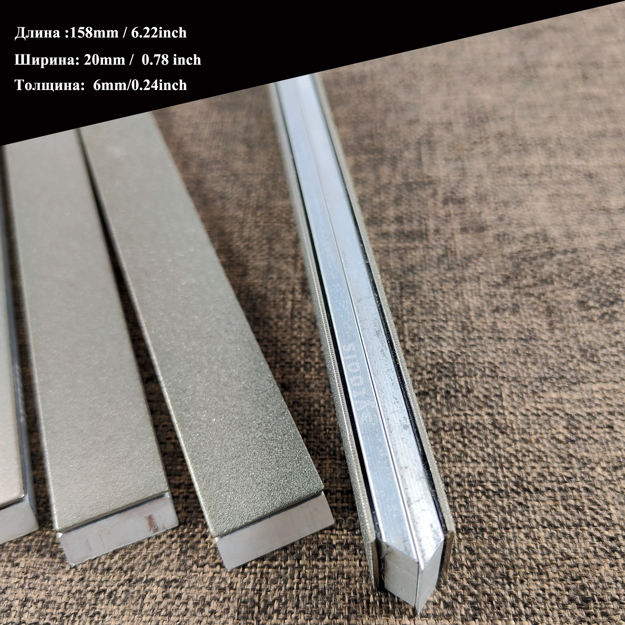 10 grit Aluminum alloy blanks Diamond sharpening stone For Apex edge pro ruixin pro knife sharpener