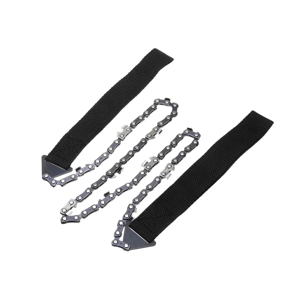 

Outdoor Chain Pocket Chainsaw Razor Self Cleaning Hand Survival Gear for Camping Hunting Hiking Pocket-sized Emergency Wildernes