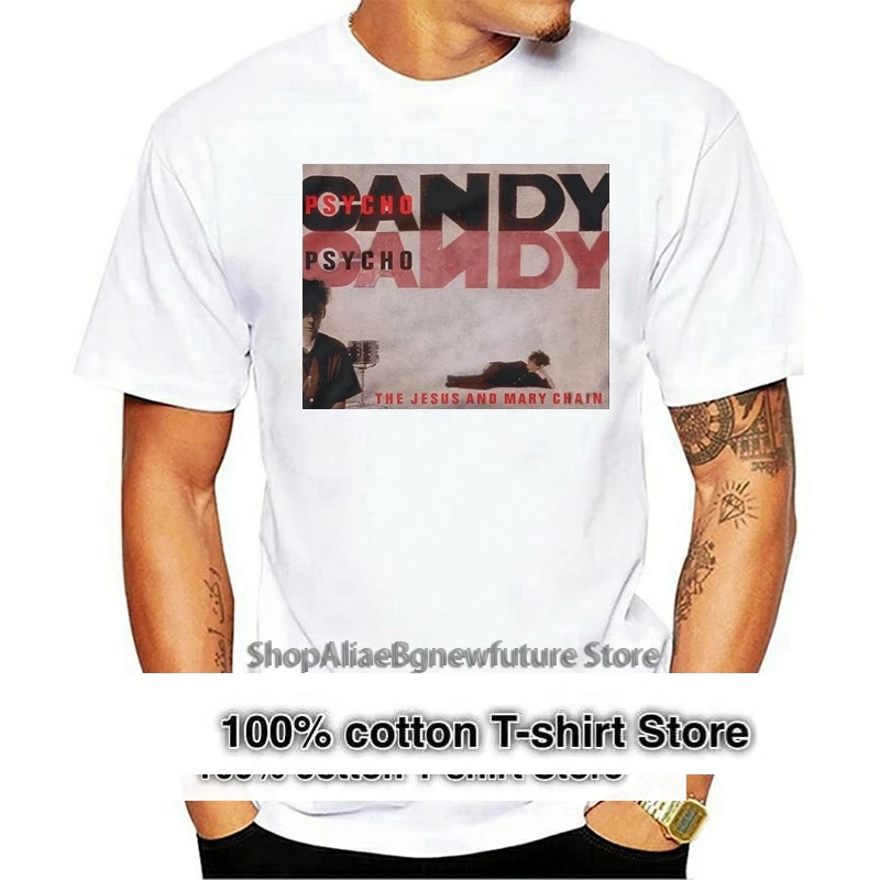 Men T shirt The Jesus And Mary Chain 'Psychocandy' funny t-shirt novelty tshirt women