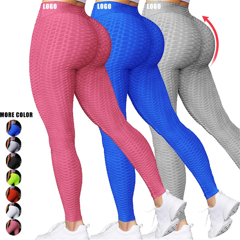 Women High Waist Yoga Seamless Sweatpants Knitted Breathable Hip Lift Fitness Clothes for Woman Joggers Legging