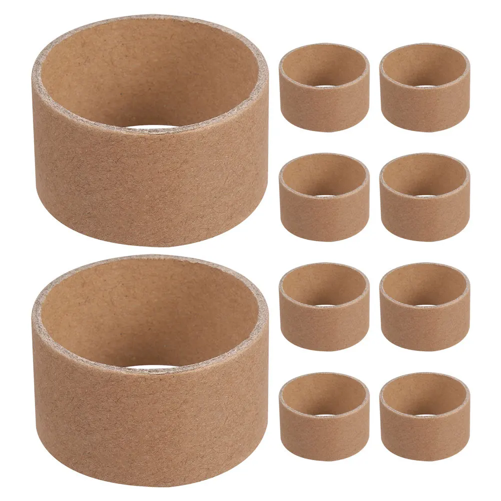 10pcs Painting Paper Tubes Smooth Surface Diy Craft Projects Bulk Craft Supplies Cardboard Rolls For Classroom Decor Kraft