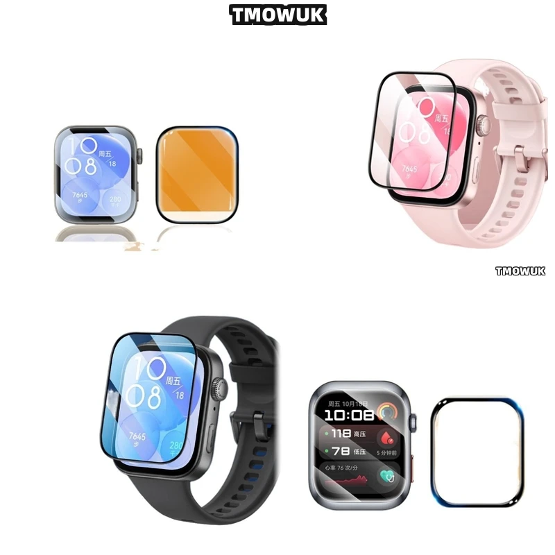 

For Huawei Band 6 7 8 9 10 B6 B7 Watch D2 Fit 3 4 Pro Special Edition Screen Protector Film Flexible 3D Curved Full Cover