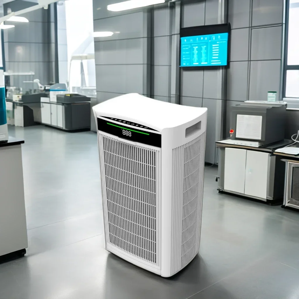 

OEM New Product Living Room CADR 1000 High Efficiency Dual DC Motor PM2.5 Temperature Humidity Sensor Home Air Purifier