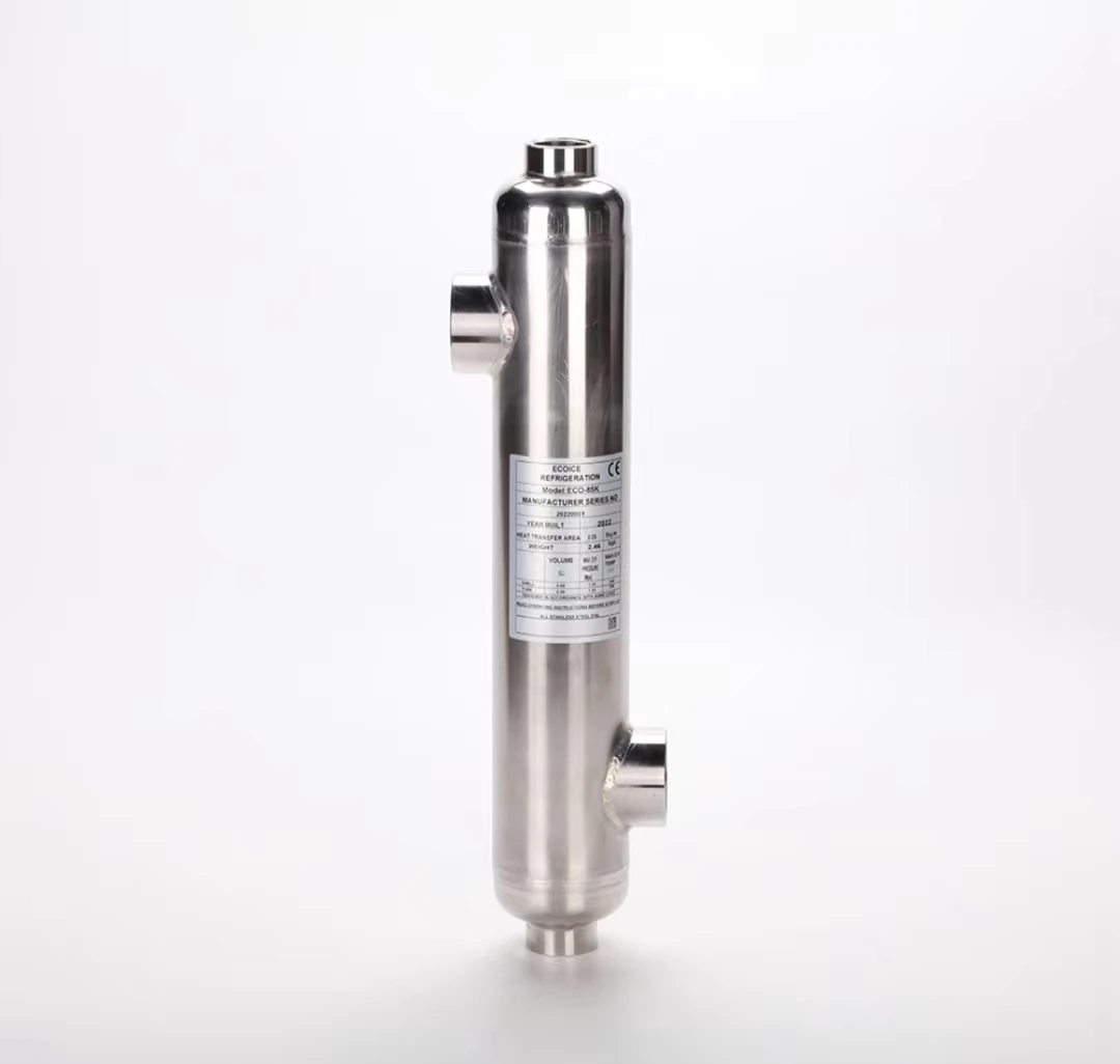 Shell And Tube Heat Exchanger Titanium Tube Heat Exchange Equipment For Swimming Pool System