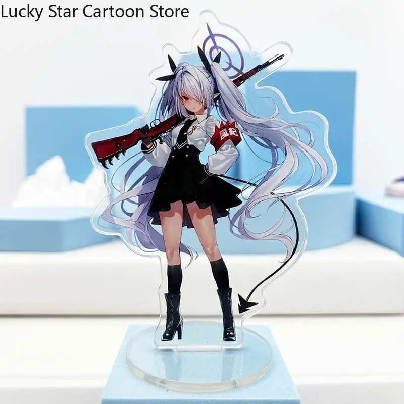 New Cosplay Hot Game Blue Archive Hyakkiyakou School Acrylic Stand Characters Kasuga Tsubaki Waraku Chise Desk Display Standing