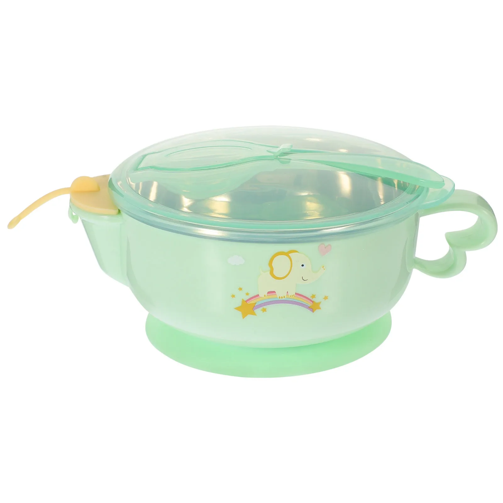 

Набор из 1 присосок-подставок для детской посуды: миска из нержавеющей стали с мощной присоской для безупречного прикорма малышей