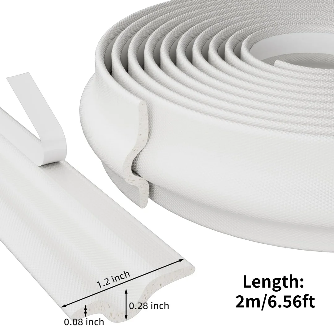 Window sealing strip, self-adhesive foam wind strip, sound insulation wind baffle, used for door bottom and side gap blocking