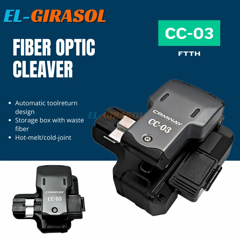 High Precision Fiber Optical Cleaver Comway CC-03 Fibra Optica Cutting Knife Optic Cleaver fiber optic knife FTTH