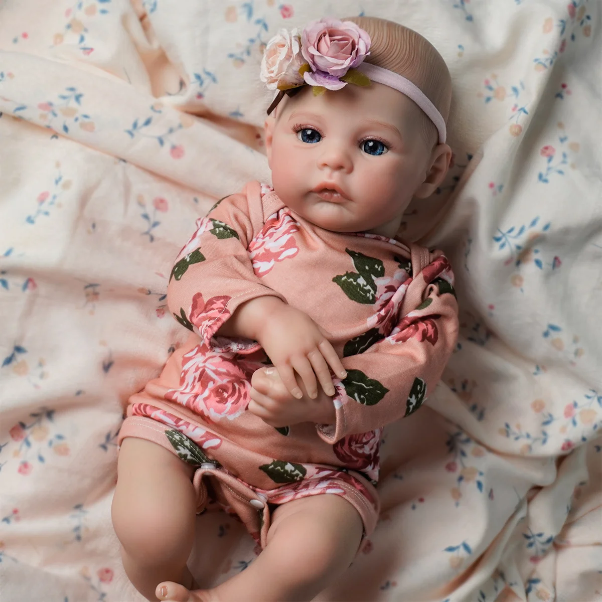 

JOYORA 50CM Reborn Doll Baby Size 3D Painted Skin Realistic Touch Doll Toy Christmas Gift High Quality Handmade Doll Handmade